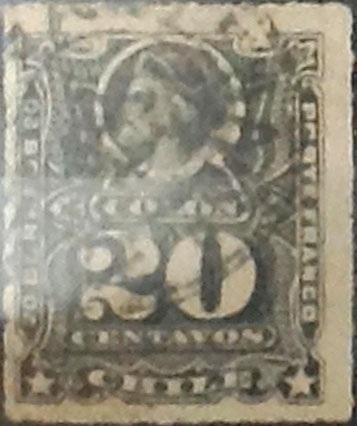 Intercambio 0,55  usd  20 cents. 1886