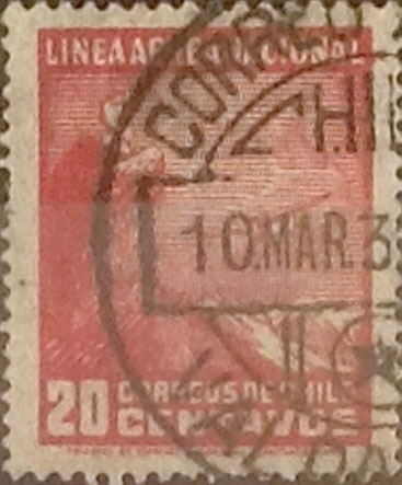 Intercambio 0,20  usd  20 cents. 1931