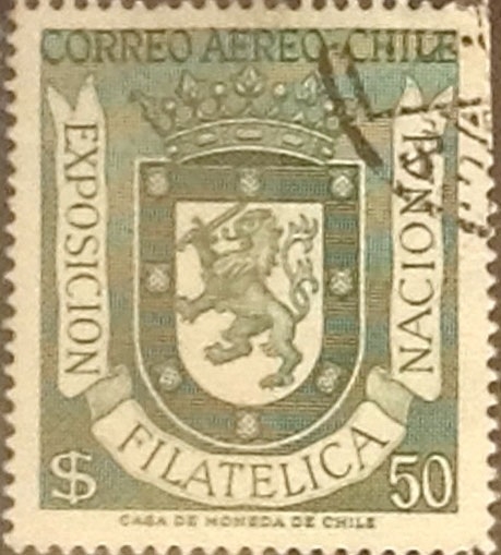 Intercambio 0,20  usd 50 pesos 1958