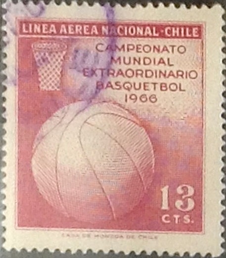 Intercambio 0,20  usd 13 cents. 1966