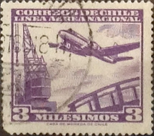 Intercambio 0,20  usd 3 miles. 1960 