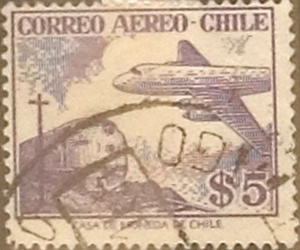 Intercambio 0,20 usd 5 pesos 1956