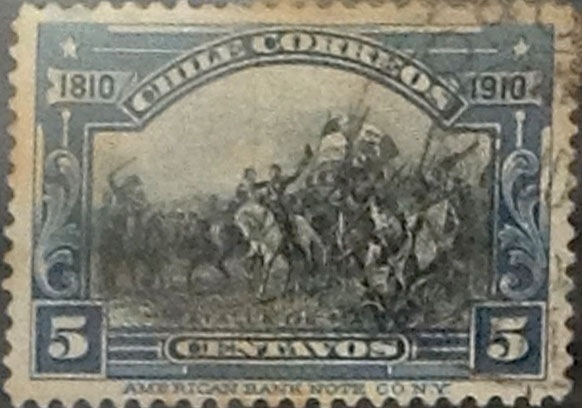 Intercambio 0,20 usd 5 cents. 1910