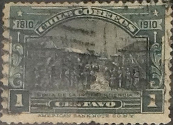 Intercambio 0,25 usd 1 cents. 1910