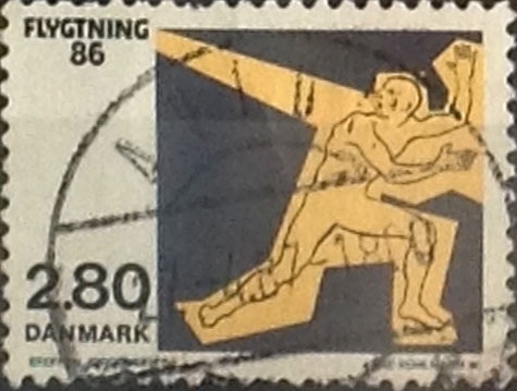 Intercambio 0,25 usd 2,80 krone 1986