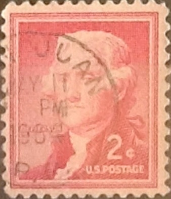 Intercambio 0,20 usd 2 cents. 1954