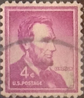 Intercambio 0,20 usd 4 cents. 1954