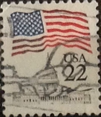 Intercambio 0,20 usd 22 cents. 1985