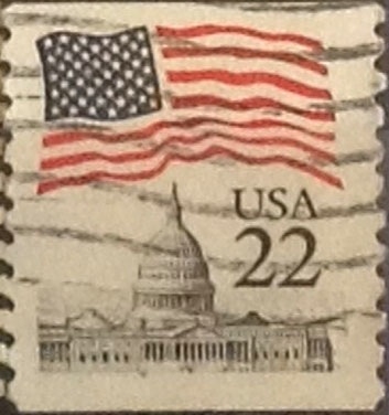 Intercambio 0,20 usd 22 cents. 1985
