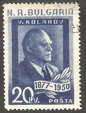  629 - Vasil Kolarov, hombre de Estado