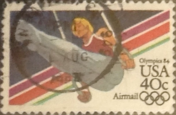 Intercambio 0,40 usd 40 cents. 1983