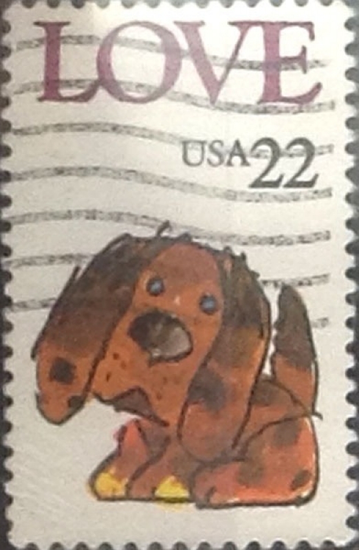 Intercambio 0,20 usd 22 cents. 1986