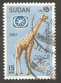 195 - Año internacional del turismo, jirafa