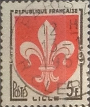 Intercambio 0,20 usd 5 francos 1958