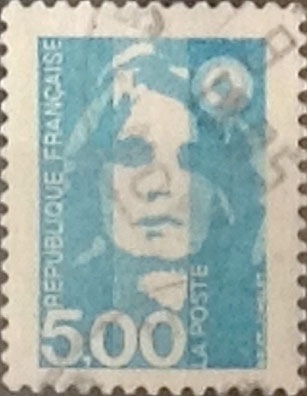 Intercambio 0,20 usd 5 francos 1991