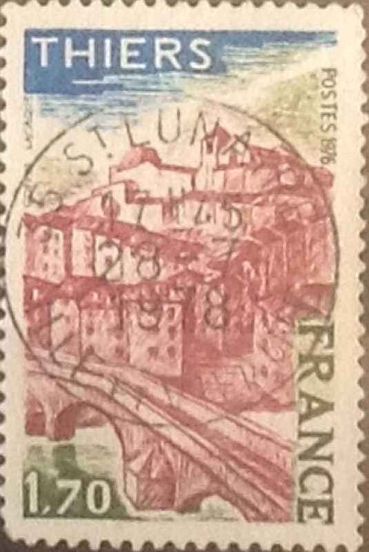 Intercambio 0,25 usd 1,70 francos 1976