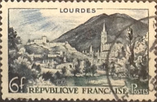 Intercambio 0,30 usd 6 francos 1954