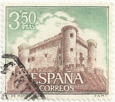 CASTILLOS DE ESPAÑA. CASTILLO DE MOMBELTRAN (ÁVILA). EDIFIL 1979