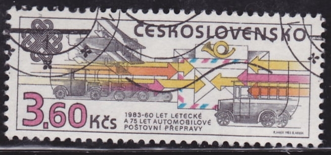 2528 - Anivº del Correo checoslovaco