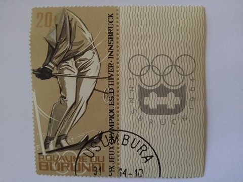 Burundi - Winter Olympic Games Innsbruck 1964 - Skiing