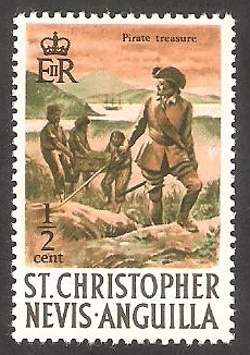 St. Christopher-Nevis-Anguilla - 220 - Tesoro de los piratas