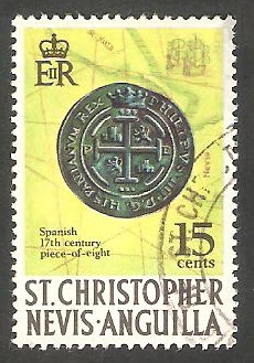 St. Christopher-Nevis-Anguilla - 228 - Moneda española del siglo XVII