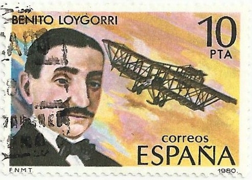 PIONEROS DE LA AVIACIÓN. BENITO LOYGORRI. EDIFIL 2596
