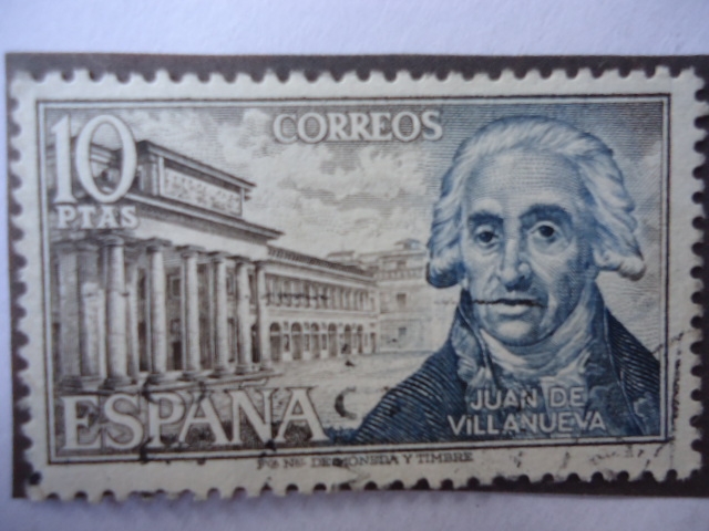 Ed:2118- Personajes Españoles- Juan de Villanueva