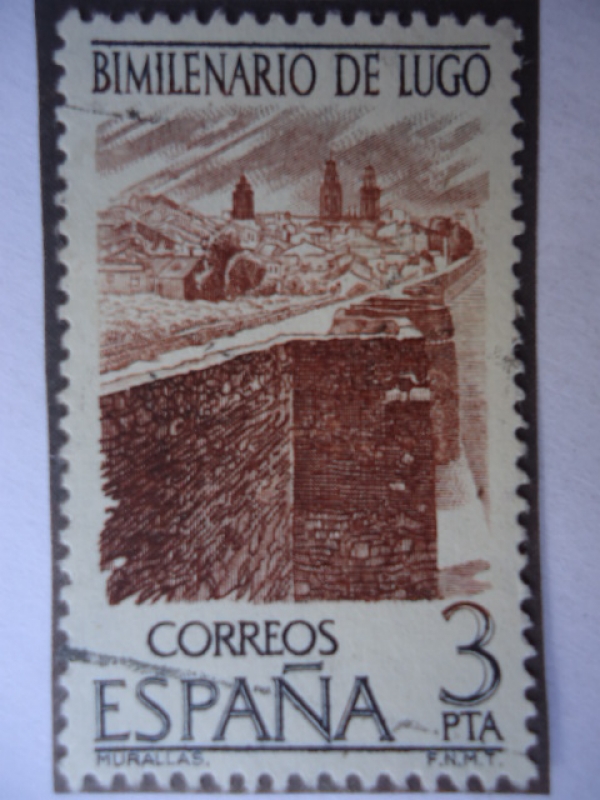 Ed:2357- Bimilenario de Lugo-La Muralla Romana de Lugo.