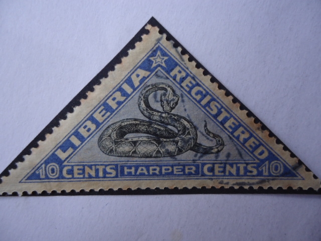 Serpiente (Harper)-(Serie de 5 sellos
