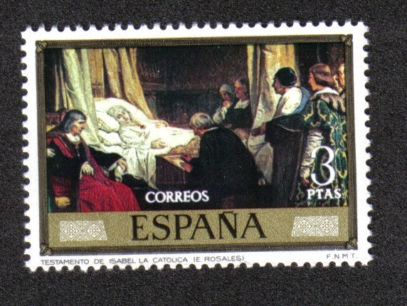 Testamento de Isabel La Católica (Eduardo Rosales y Martín)