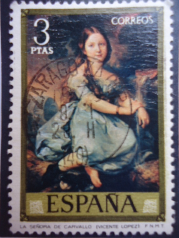 Ed:2148- La Señora de Carlvallo- Pintura de Vicente López.