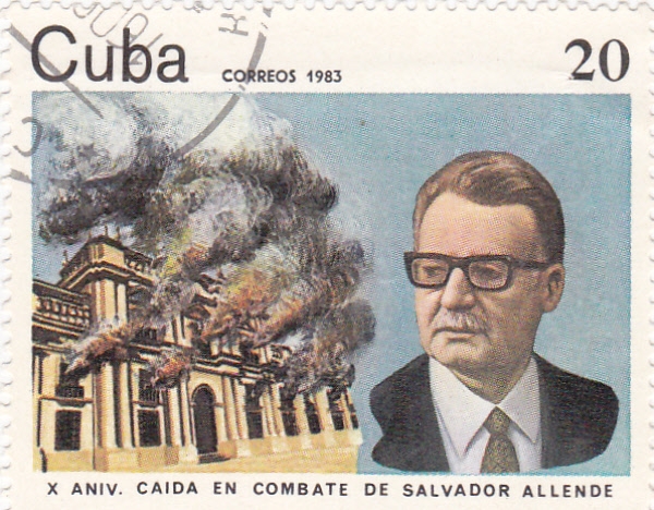 caída en combate de Salvador Allende