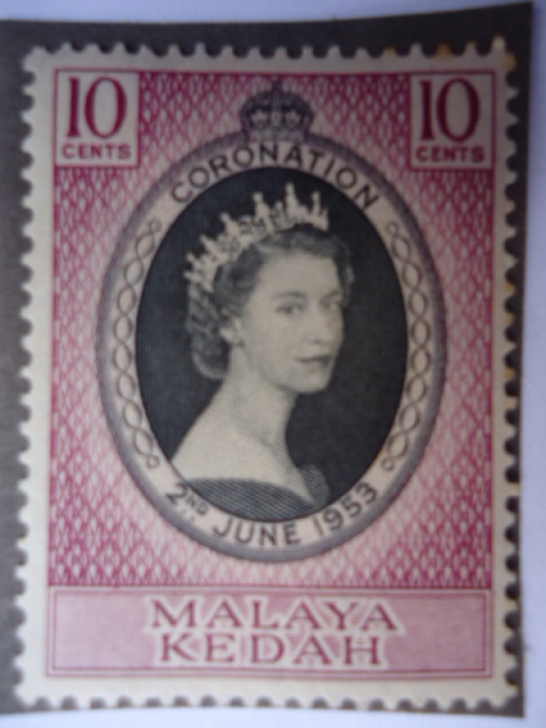 Coronación de Elizabeth II. -Malaya-Kedah)