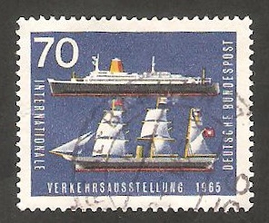 345 - Exposición internacional del transporte en Munich, barcos