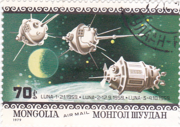 aeronáutica- Luna-1, Luna-2,Luna-3