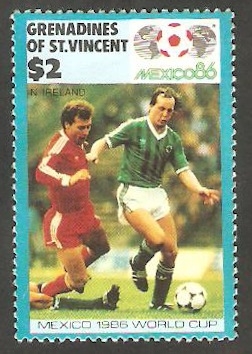 Mundial de fútbol México 86, jugador norirlandés 