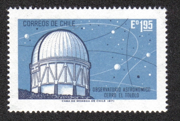 Dome of the observatory, night sky