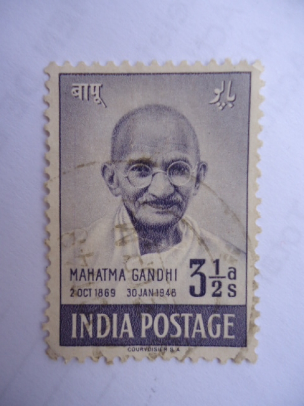 Mahatma Gandhi. (1869-1º948)