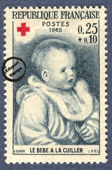 Pierre Auguste Renoir - Bebé con cuchara