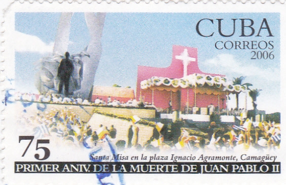 primer aniversario de la muerte de Juan Pablo II