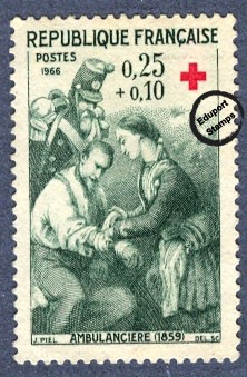 Enfermera de ambulancia (1859)