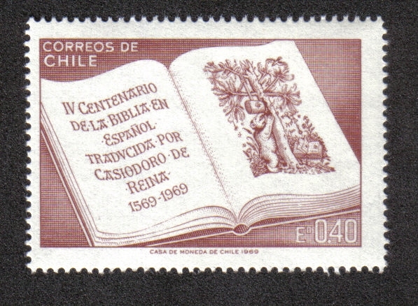 IV Centenario de La Biblia en Español, traducida por Casiodoro de Reina 1569-1969