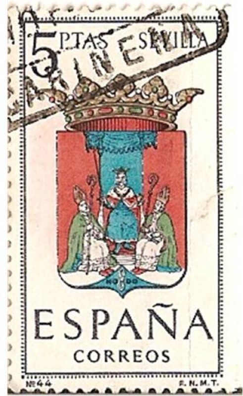 España Correos / Sevilla / 5 pecetas