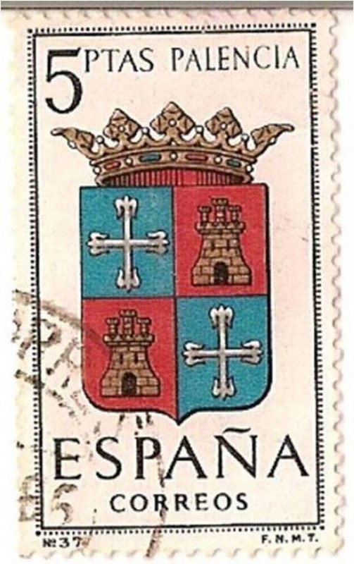 España Correos / Palencia / 5 pecetas