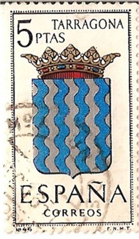 España Correos / Tarragona / 5 pecetas