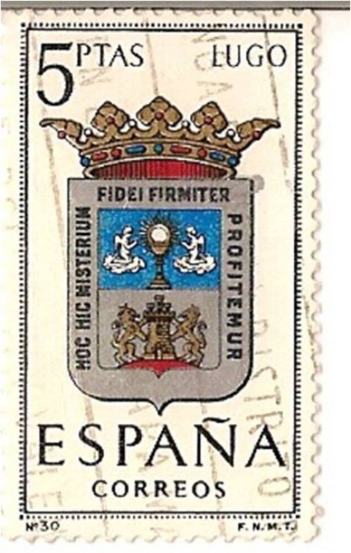 España Correos / Lugo / 5 pecetas