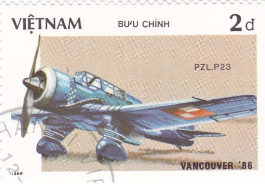 PZL.P23-avión de combate