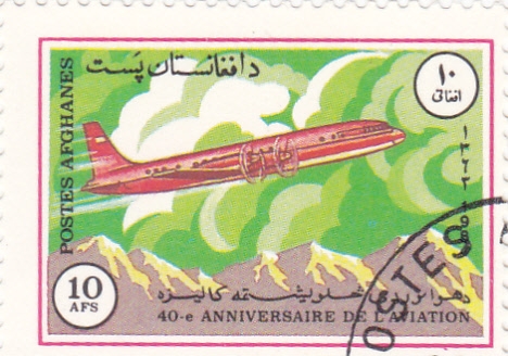 avión de pasajeros- 40 aniversario de la aviación