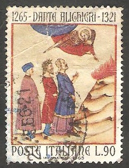 931 - VII Centº del nacimiento de Dante Alighieri, El Purgatorio